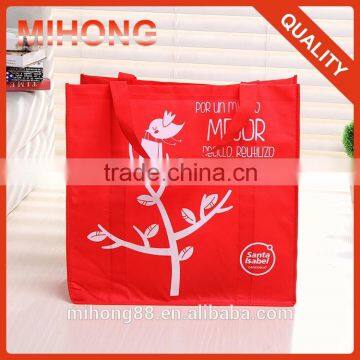 Wholesale recycled fashion printed custom made non woven shopping bags