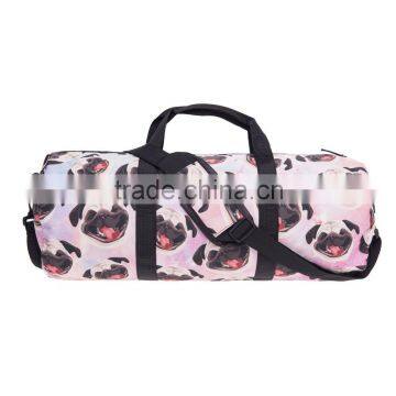 3D GALAXY PASTELS PUG printing gym bags sports bags duffel bags