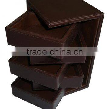 Charming Faux Leather Trinket Box