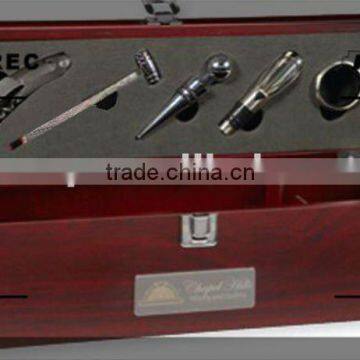 Wooden Box Wine Set box wine tools wine opener set