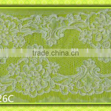 Embroiedered Jacquared lace trim CJL026C