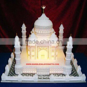 Handcrafted Marble Taj Mahal Sculpture