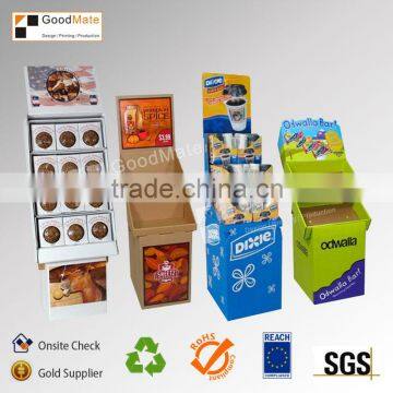 cardboard advertising standee display shelf