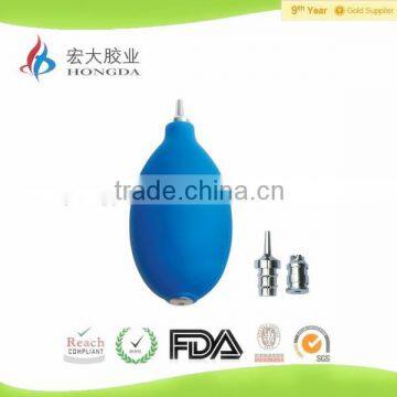 PVC bulb with metal tip ear syringe used to clean people's ear