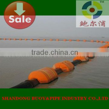 Pipe Floats with Dredge Pipe