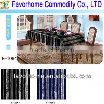Banquet vinyl tablecloth round pvc table cover