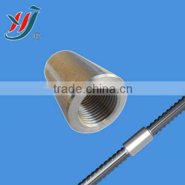 High Quality Straight Thread Rebar reinforcement Coupler Connector Steel Rebar Coupler Rebar Splicing Coupler