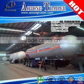 ASME standard 3 axle LPG tank trailer, 56000L LPG gas trailer