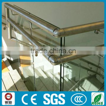 Satin finish interior stainless steel handrail design