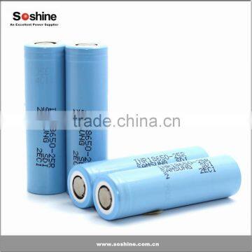 Original 3.7V Samsung 18650 25r Battery Rechargeable Li-ion Batteries photo-2