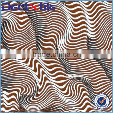 Zebra print pongee waterproof fabric fashion umbrella pongee fabric for women                        
                                                Quality Choice