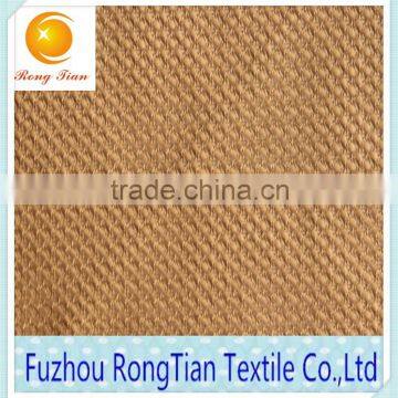 Yellow knit polyester 70gm small diamond mesh fabric for linings