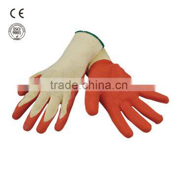 Crinkle coated safety working glove