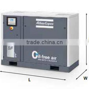 oil- free lubrication style ac power source scroll air compressor for 8 bar air compressor