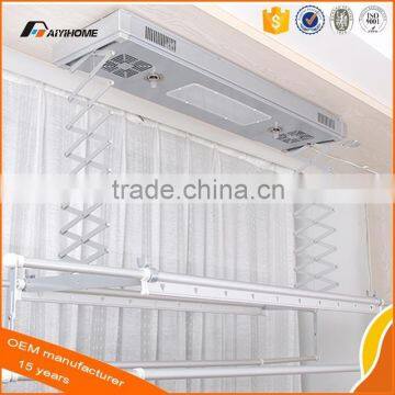 Electric wall mounted folding laundry rack ceiling Auto Airer