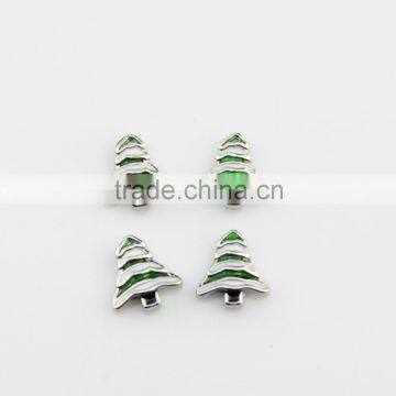 New Arrive Christmas Tree Charms Lockets Floating Zinc Alloy Charms