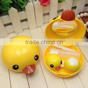 Yellow duck contact lenses box