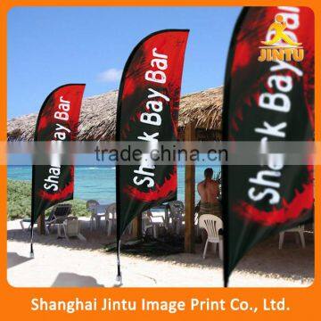 2016 Custom Advertising Teardrop Beach Flags With Cross Base,Feather Flag Wholesale photo-6