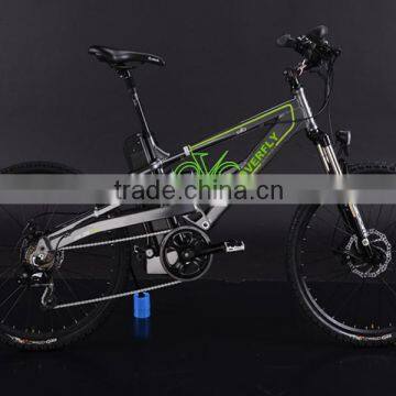 2014 CE New design Full Suspension Electric Mountain Bike XY-FIONNER