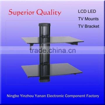 2 tier DVD HD Box Component Wall Mount Bracket shelf