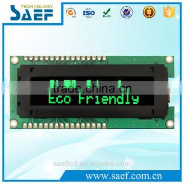 OLED16x2 Character Green display Module with I2C interface 3V