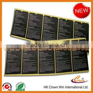 Printing heat resistant labels stickers with custom design