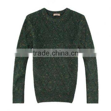 Mens fashion winter long sleeve thick leisure pullover sweater