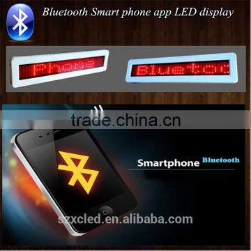 Smart phone bluetooth android app +USB PC + Remote control 0.8"X8" Inch digital high LED display panels