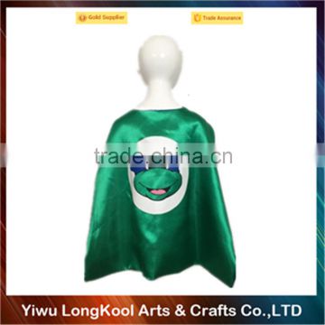 2016 High quality cheap halloween costume cape green cosplay superhero cape