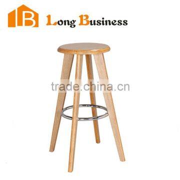 LB-5010 commercial furniture with high quality wood veneer articrafts coffee house stool