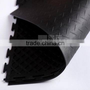 Meeting Room Junyi Easy Lock Plastic PVC Interlocking Flooring photo-5