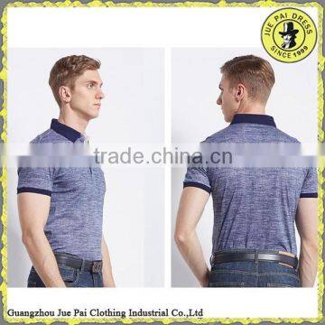 Linen Cotton Custom Fit Contrast Collar Men's Polo Shirts photo-6