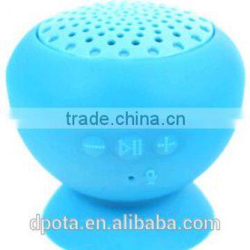 factory price mushroom shower sucker bluetooth speaker