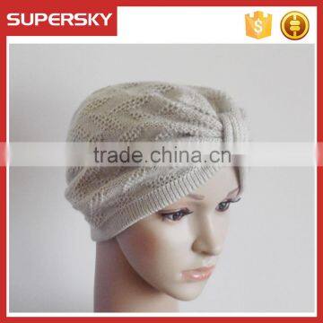 A-162 knitting pattern turban beanie hat handmade crochet hat turban women knit turban hat