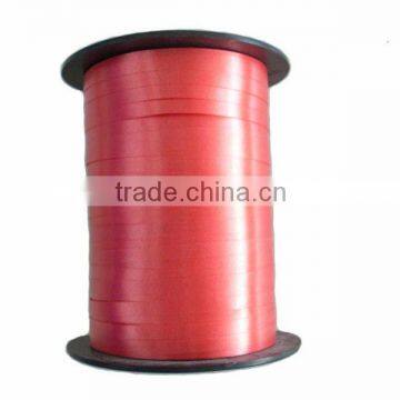 HOT SALE 5mm 500 Meters Red Gift Wrapping Solid Plain Poly Curling Ribbon