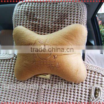 100% polyester bone pillow for embroidery dog bone shaped pillow LS-B-002-B car pillow bone shaped