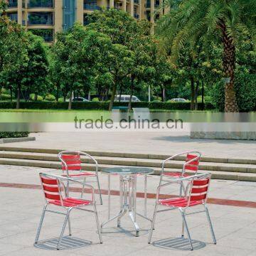 Aluminum With Glass Dining Table for Sales YT40B photo-3