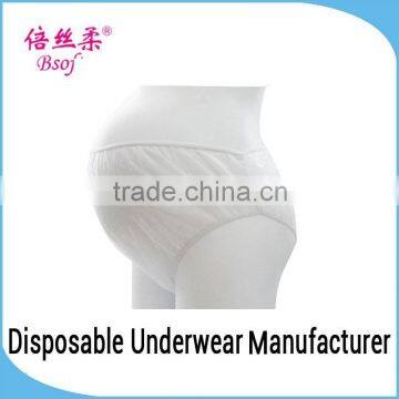 2014 Hot Sell Super Soft Disposable Maternity Paper Briefs for Pregnant Woman Use in Prenatal