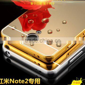 Aluminum Chrome Mirror Hybrid Case for Xiaomi Note/Xiaomi 4/3/2/Redrice Note 2