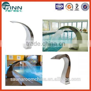 pool spa shower waterfall, decorative water curtain, fountain and waterfalls with LED light                        
                                                Quality Choice