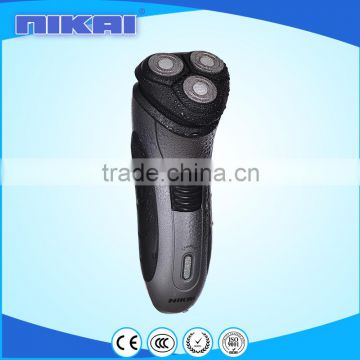 Triple head retotary electric shaver