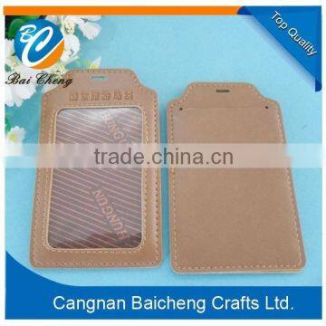 Promotion wholesale Leather business name case/high quality leather business card holder