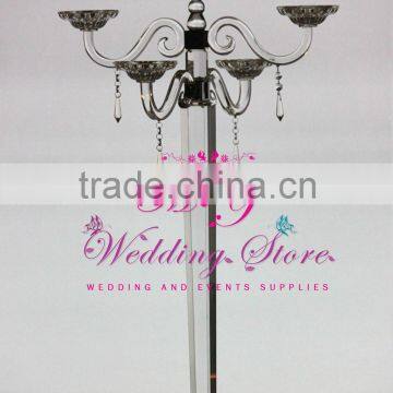 Crystal Material and Yes Handmade crystal wedding table candelabras centerpiece
