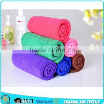 Factory supply cheap microfiber towel fabric roll for bath or sports