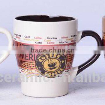 Yonghe Factory stoneware brown mugs for coffee or tea