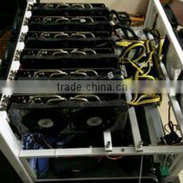 2016 ethereum miner 125M with 390x graphic cards 125M miner with power supply