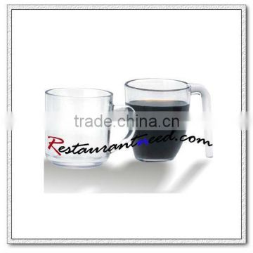 P186 High Quality Clear AS Drinking Cups With Handle