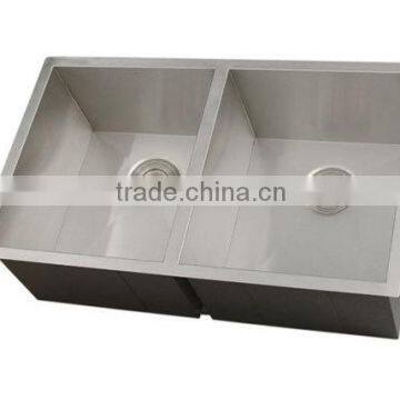 hot sell stainless steel hand made sink with polish surface finish