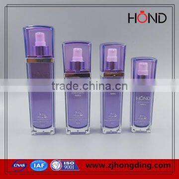 empty plastic acrylic cosmetic bottle acrylic square packaging cosmetic containers