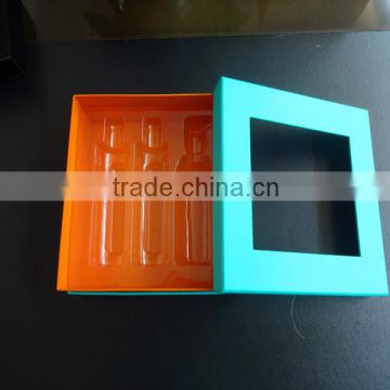 Embossing,Matt Lamination,Stamping Printing Handling and Accept Custom Order paper box with pvc window